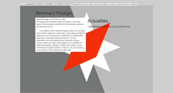 Desktop Screenshot of bernhardrudiger.com